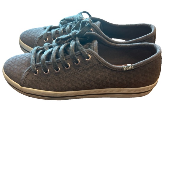 Keds Shoes - Keds Like New Gray Textured Canvas Sneakers